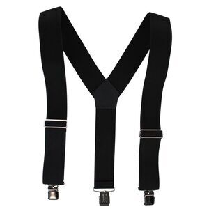 Welch Men's 2 Inch Elastic Y-Back Clip End Suspenders